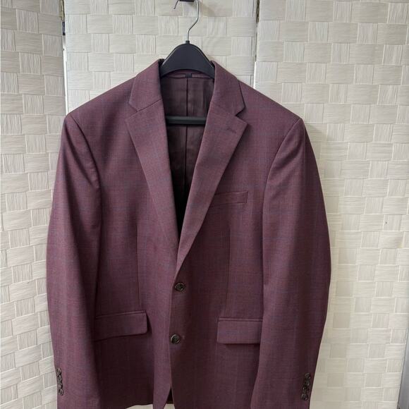 Jos. A. Bank Red Sport Coat with Notch Lapel - Picture 1 of 6